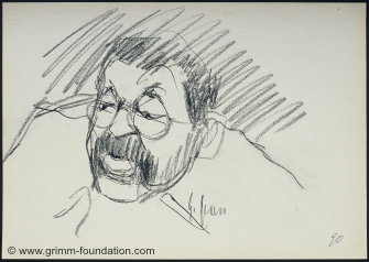 Gerd Grimm, Günter Grass 1990